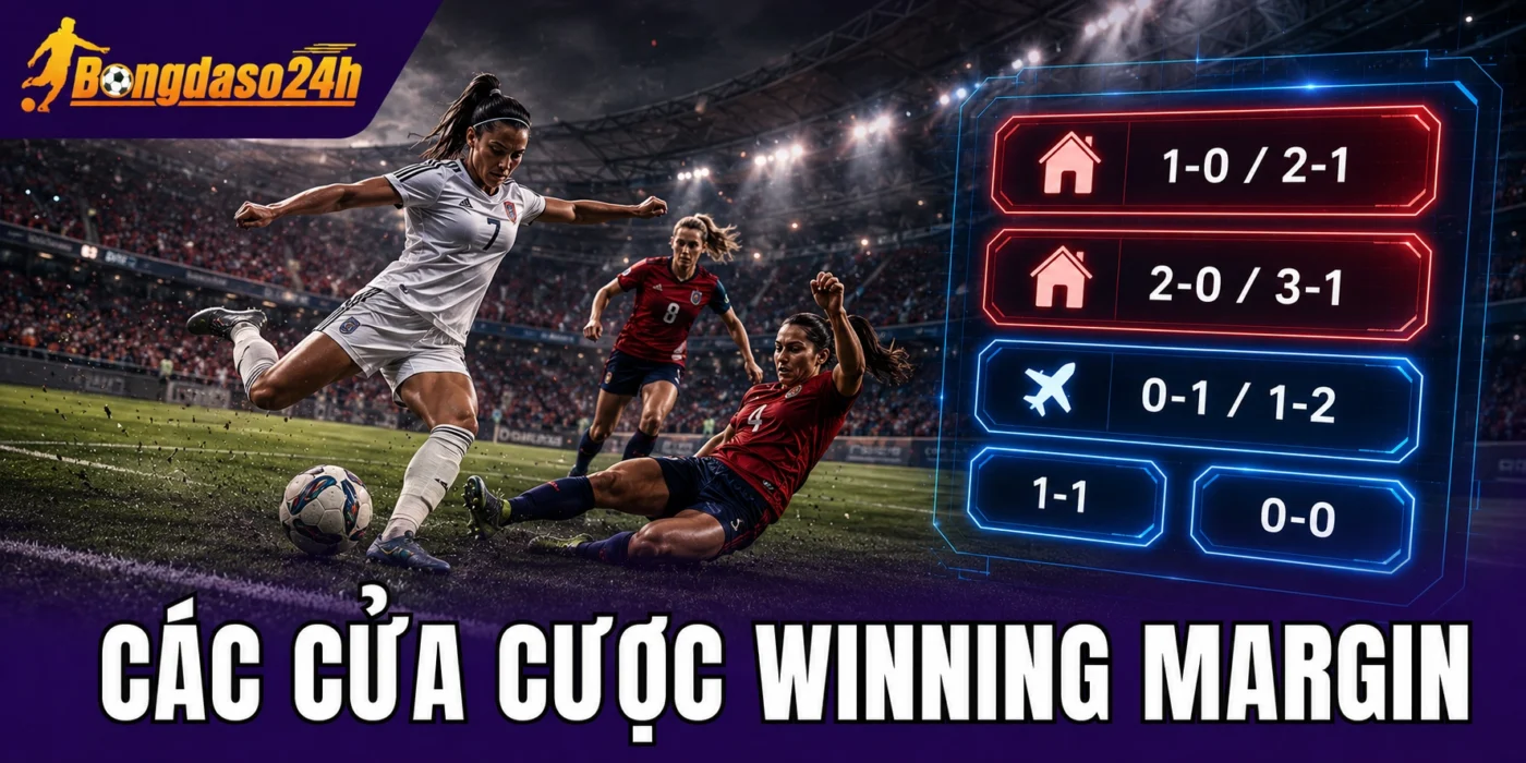 Các cửa cược winning margin