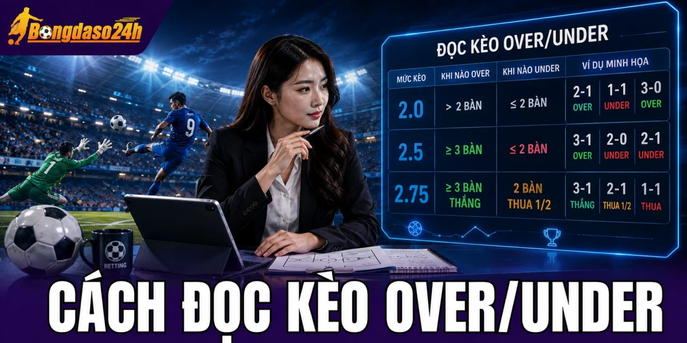 Cách đọc các mốc tỷ lệ kèo