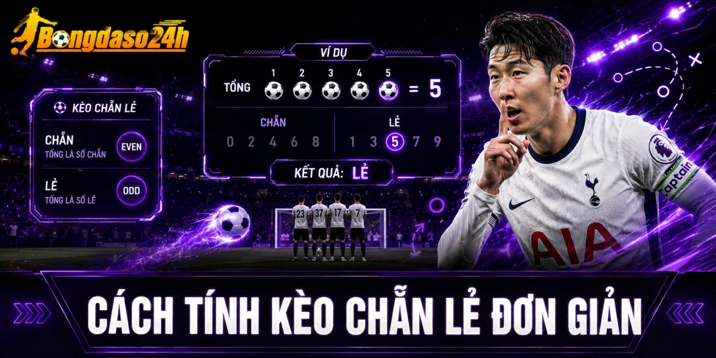 Cách tính kèo chẵn lẻ đơn giản