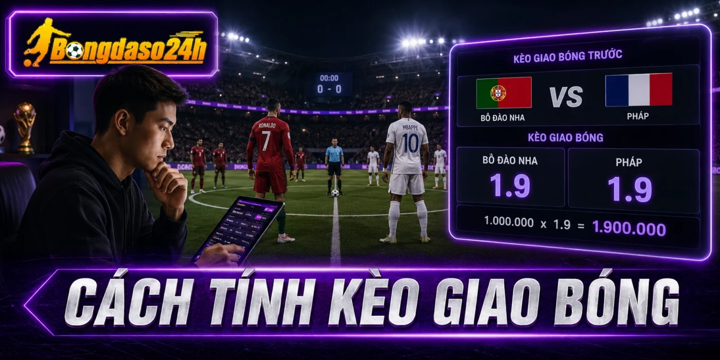 Cách tính tiền kèo giao bóng