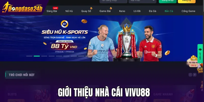 Giới thiệu nhà cái Vivu88