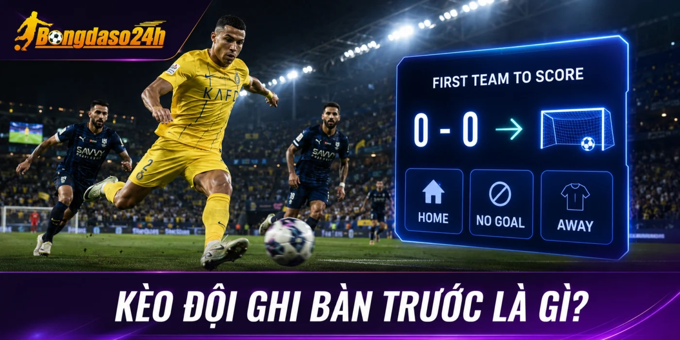 Kèo đội ghi bàn trước là gì?