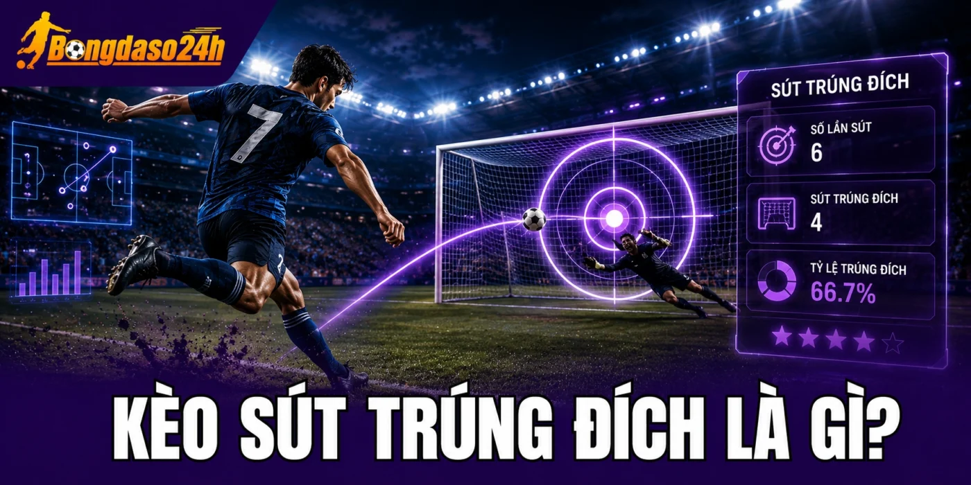 Kèo sút trúng đích là gì?
