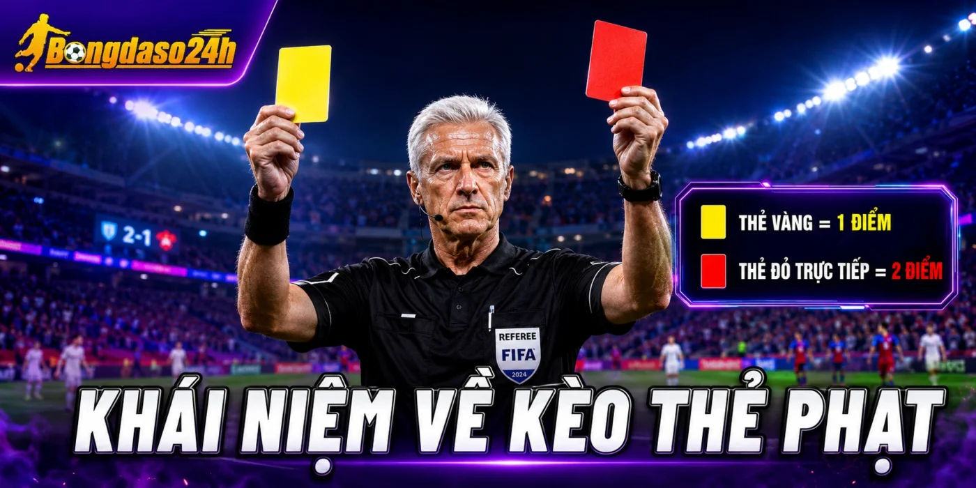 Khái niệm về kèo thẻ phạt