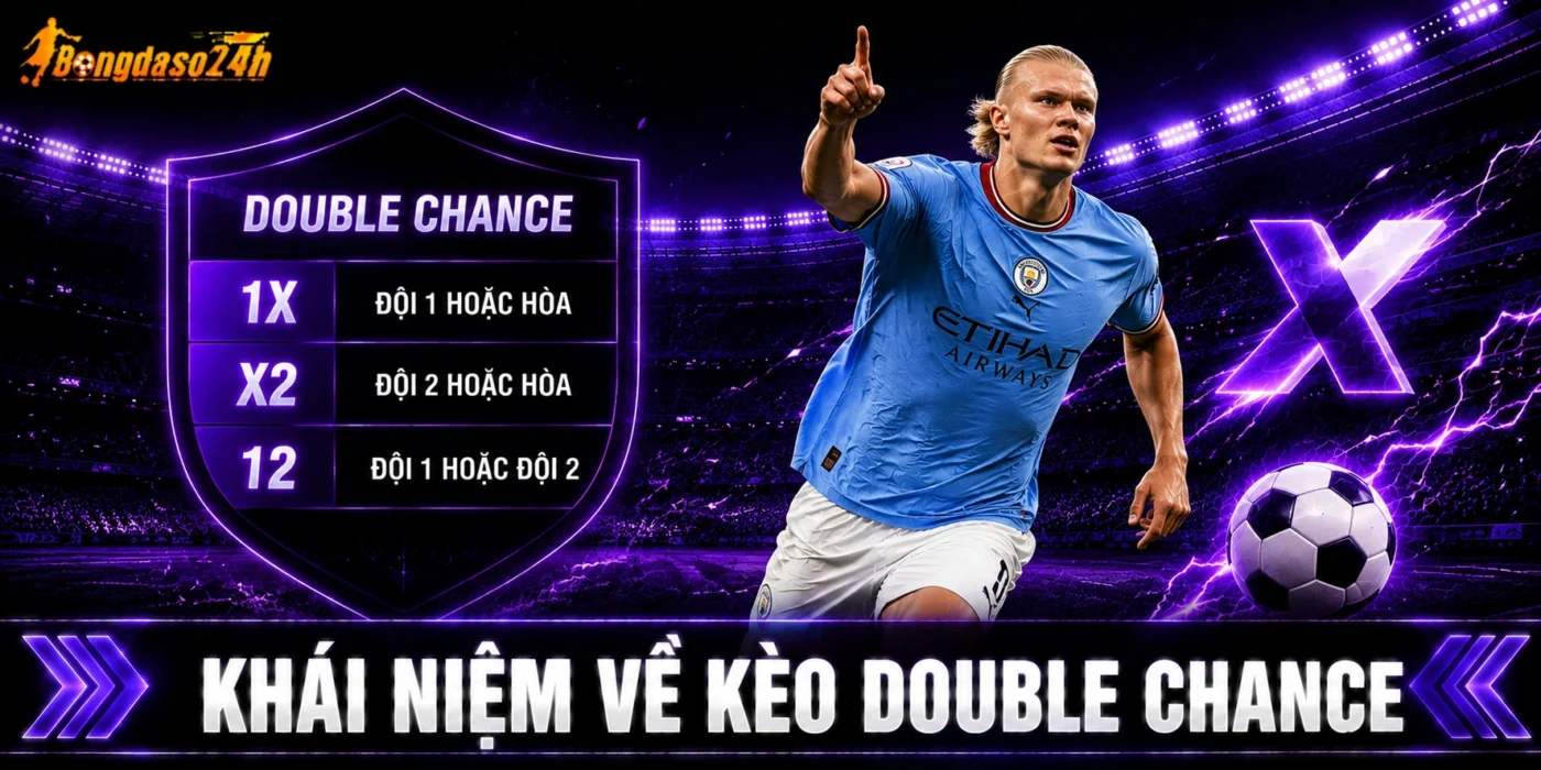 Khái niệm về kèo double chance