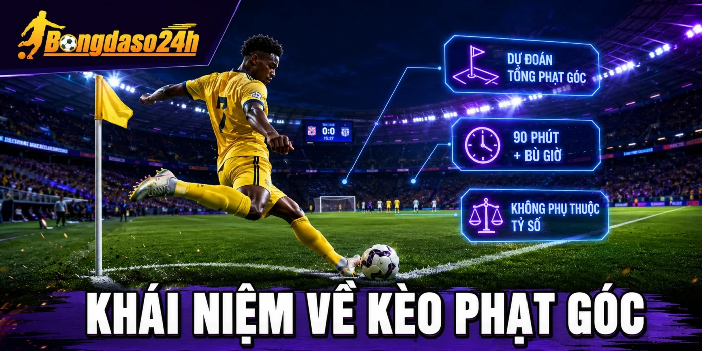 Khái niệm về kèo phạt góc