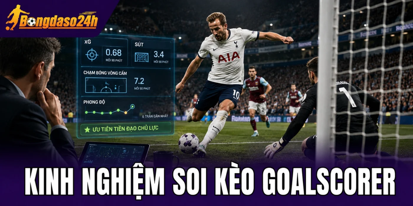 Kinh nghiệm soi kèo Goalscorer hiệu quả
