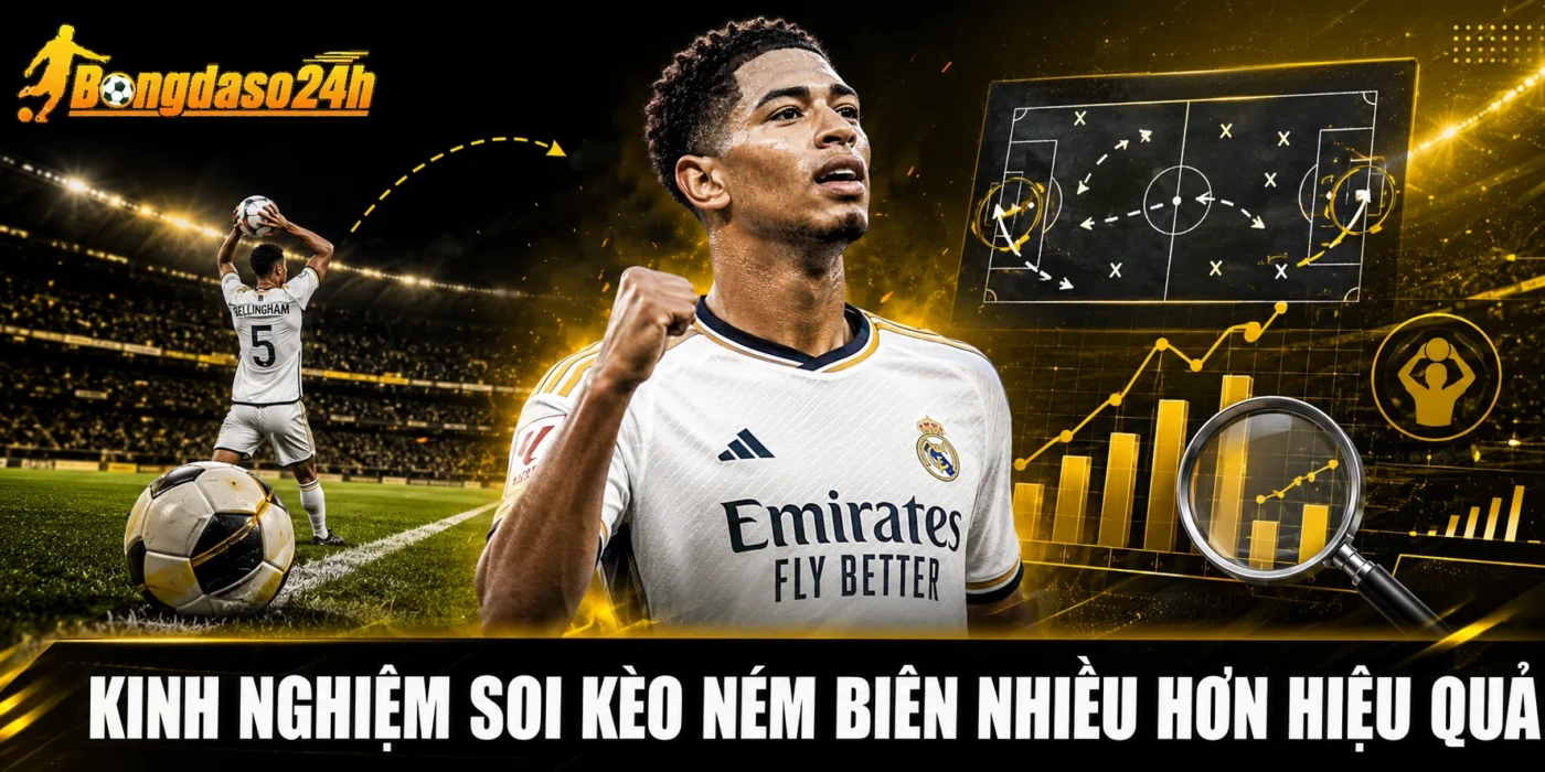 Kinh nghiệm soi kèo ném biên nhiều hơn hiệu quả