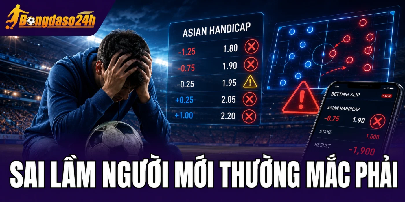 Sai lầm người mới thường mắc phải