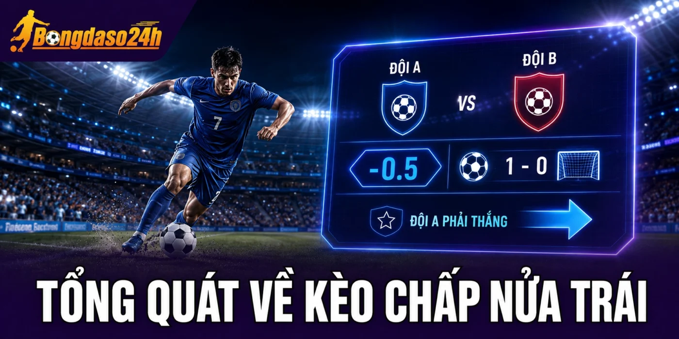 Tổng quát về kèo chấp nửa trái