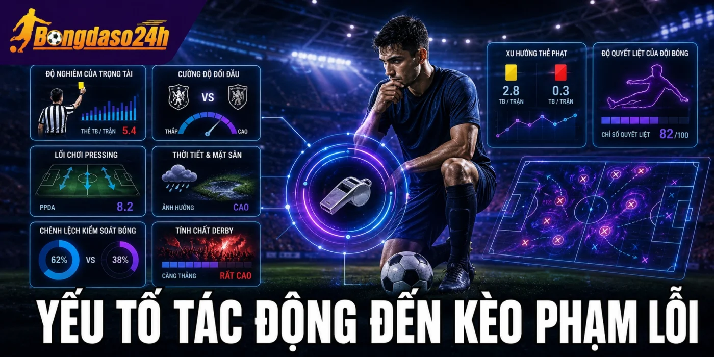 Yếu tố tác động đến kèo phạm lỗi