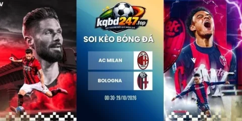 Soi kèo AC Milan vs Bologna, Serie A - 29/10/2026