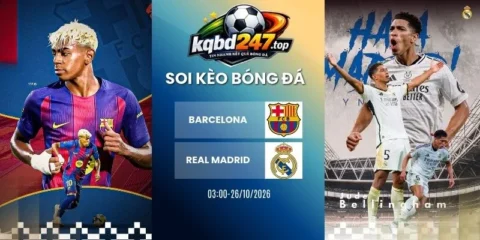 Tỷ lệ kèo Barcelona vs Real Madrid, La Liga - 26/10/2026